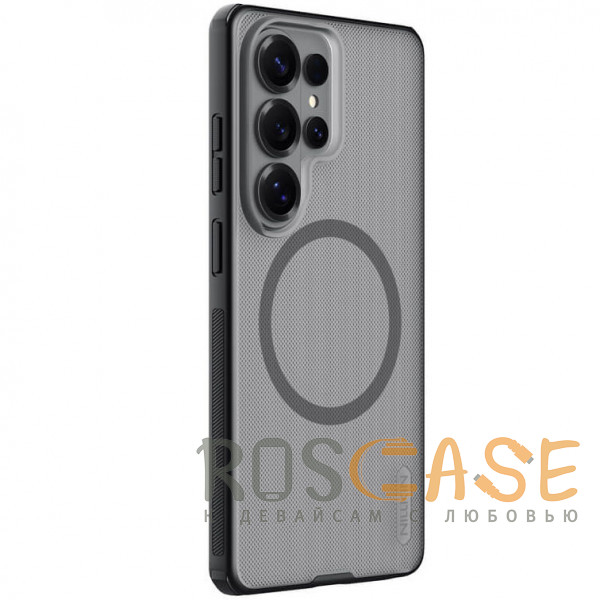 Фотография Серый Nillkin Super Frosted Shield Magnetic | Полупрозрачный чехол с поддержкой Magsafe для Samsung Galaxy S26 Ultra