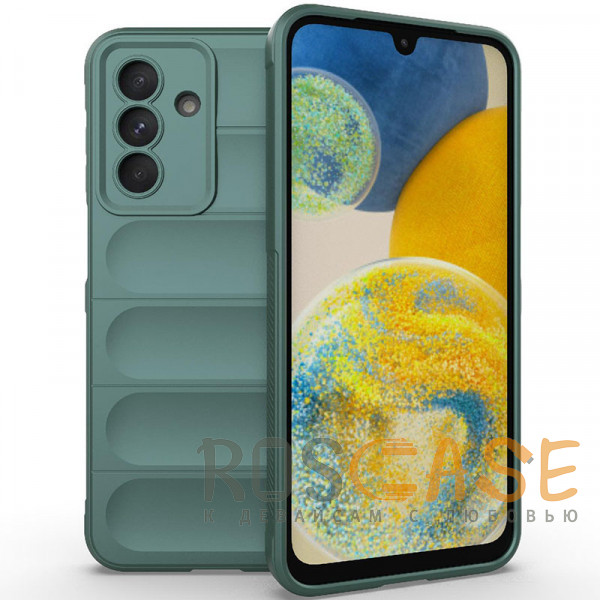 Фото Зеленый Flex Silicone | Противоударный чехол для Samsung Galaxy A26 5G с защитой камеры и микрофиброй