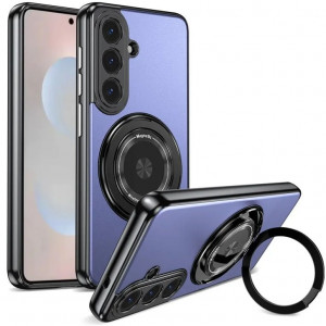Чехол с кольцом Magsafe и алюминиевой вставкой  для Samsung Galaxy S26