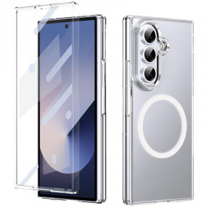 Crystal 3D Magsafe | Прозрачный пластиковый чехол для Samsung Galaxy Z Fold 8 Ultra