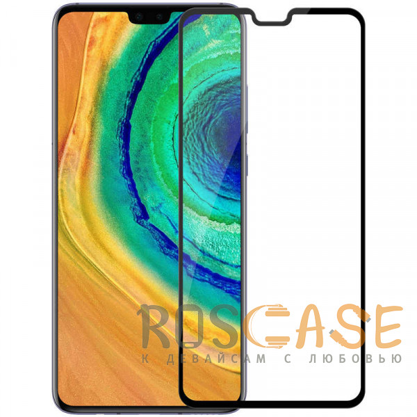 Фото Черный Защитное стекло 5D Full Cover для Huawei Mate 30