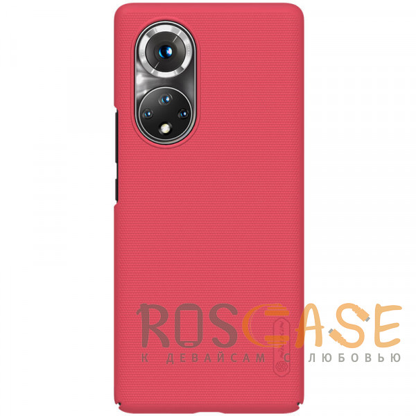 Фото Красный Nillkin Super Frosted Shield | Матовый пластиковый чехол для Honor 50 Pro / Huawei Nova 9 Pro