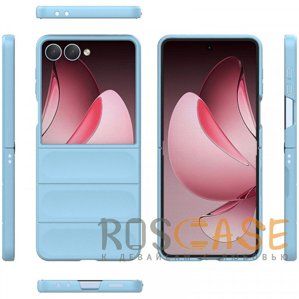 Фото Голубой Flex Matte | Пластиковый чехол с Soft Touch покрытием для Samsung Galaxy Z Flip 8