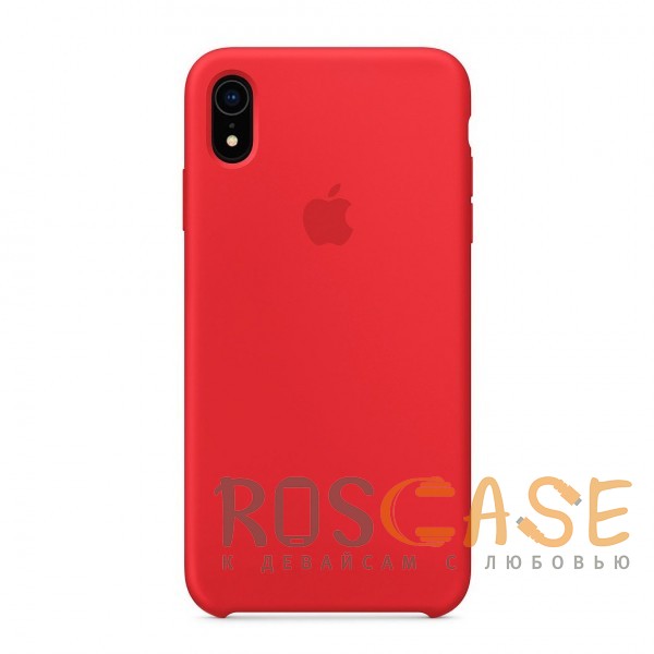 Фотография Красный Чехол Silicone Case для iPhone XR