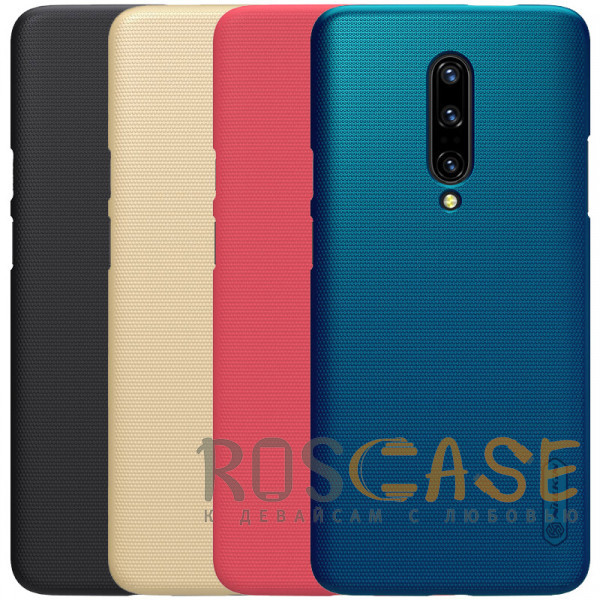Фото Nillkin Super Frosted Shield | Матовый пластиковый чехол для OnePlus 7 Pro