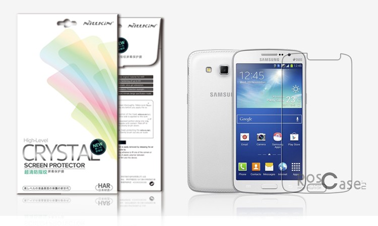 фото защитной пленки Nillkin Crystal для Samsung G7102 Galaxy Grand 2 