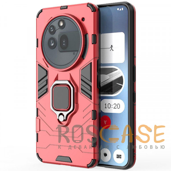 Фото Красный Transformer Ring | Противоударный чехол под магнитный держатель для Nothing Phone 3a Pro