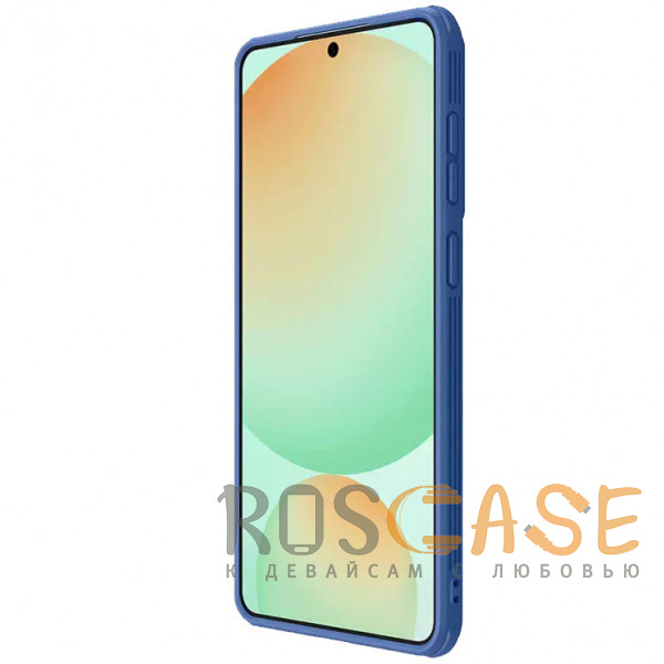 Изображение Синий Nillkin CamShield Pro | Чехол из пластика и TPU с защитой камеры для Samsung Galaxy S25 Edge