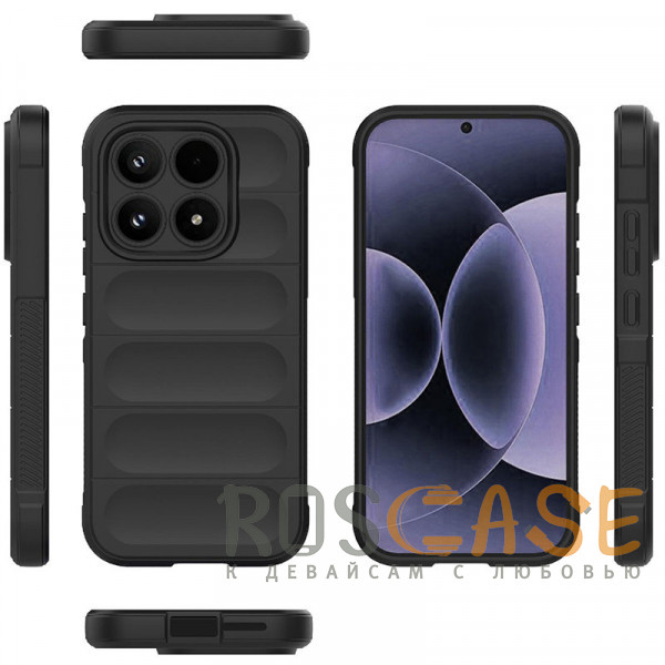 Фото Черный Flex Silicone | Противоударный чехол для Xiaomi Mi 17 с защитой камеры и микрофиброй