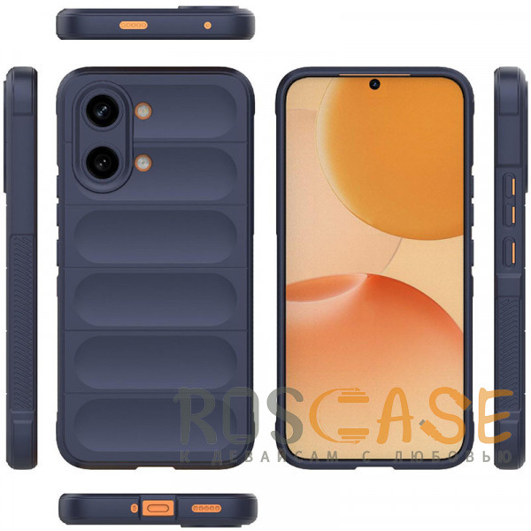 Фото Темно-синий Flex Silicone | Противоударный чехол для Poco X8 Pro Max / Xiaomi Turbo 5 Max с защитой камеры