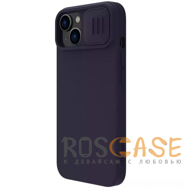 Фотография Темно-фиолетовый Nillkin CamShield Silky Magnetic | Силиконовый чехол для магнитной зарядки с защитой камеры для iPhone 14