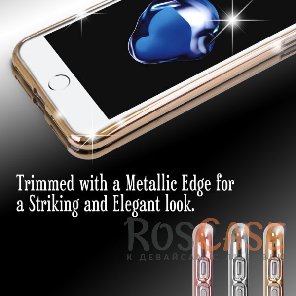 Фотография Золотой Mercury Ring 2 Jelly | Силиконовый чехол для Apple iPhone 7 / 8 (4.7")