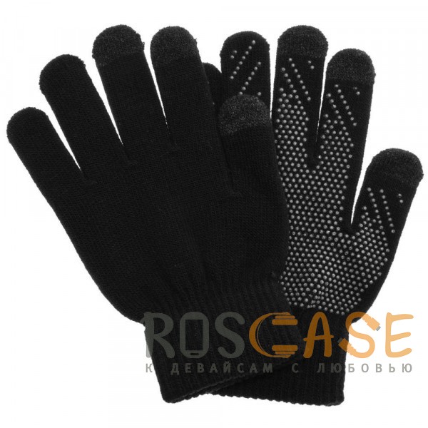 Фото Черный Перчатки Touch Glove для сенсорных (емкостных) экранов