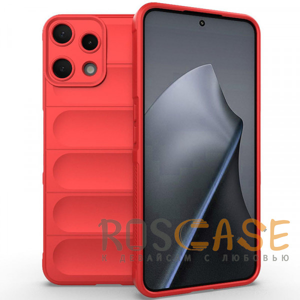 Фото Красный Flex Silicone | Противоударaный чехол для Nothing Phone 3a Lite с защитой камеры и микрофиброй