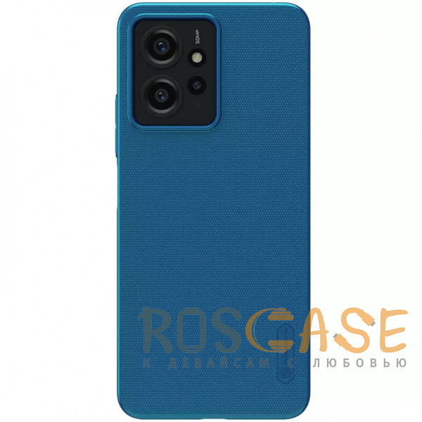 Фото Синий Nillkin Super Frosted Shield | Матовый пластиковый чехол для Xiaomi Redmi Note 12 4G