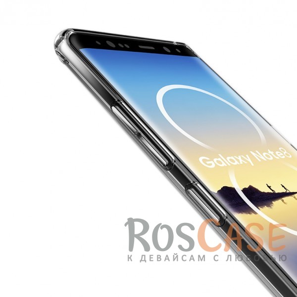 Изображение Прозрачный / Transparent Rock Pure | Ультратонкий чехол для Samsung Galaxy Note 8 из прозрачного пластика