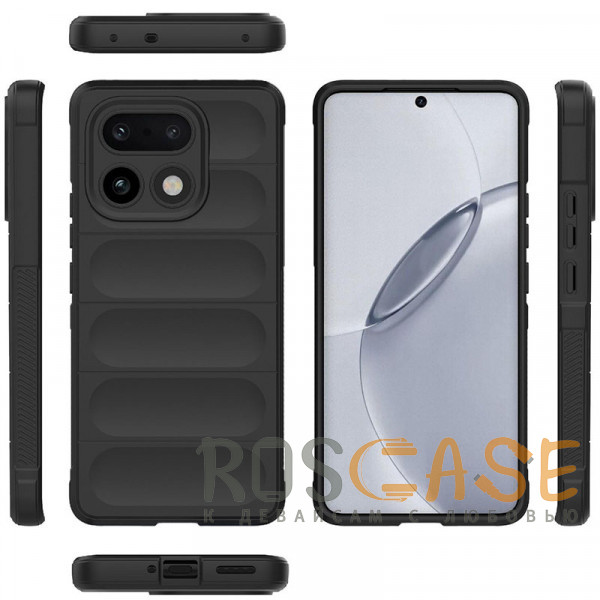 Фото Черный Flex Silicone | Противоударный чехол для Realme 16 Pro Plus с защитой камеры и микрофиброй