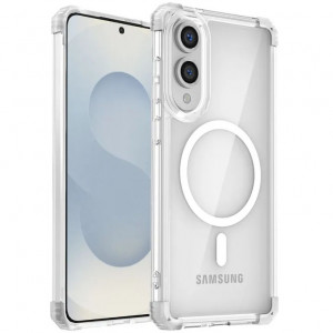 Nature Magnetic | Прозрачный противоударный чехол с поддержкой MagSafe  для Samsung Galaxy S25 Edge