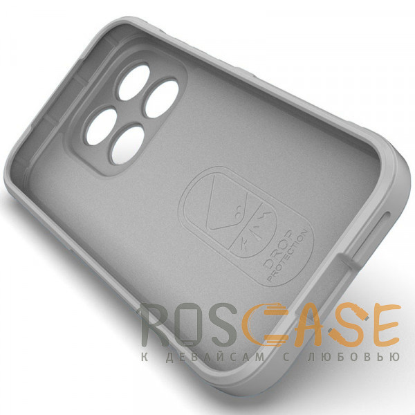 Изображение Серый Flex Silicone | Противоударный чехол для Xiaomi Mi 17 с защитой камеры и микрофиброй