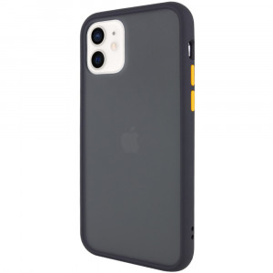 Противоударный матовый полупрозрачный чехол  для iPhone 12 Mini