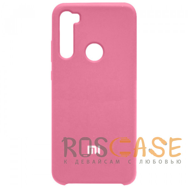 Фото Нежно-розовый Silicone Cover | Чехол силиконовый с микрофиброй для Xiaomi Redmi Note 8