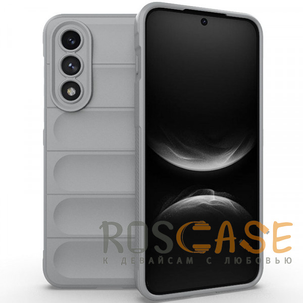 Фото Серый Flex Silicone | Противоударный чехол для OnePlus Nord 5 5G / Ace 5 Ultra с защитой камеры и микрофиброй