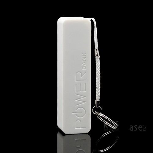 Фото Белый Портативное зарядное устройство Power Bank Брелок (2600 mAh)