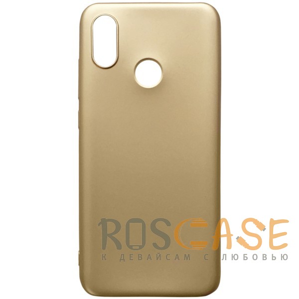 Фото Золотой J-Case THIN | Гибкий силиконовый чехол для Xiaomi Mi 8