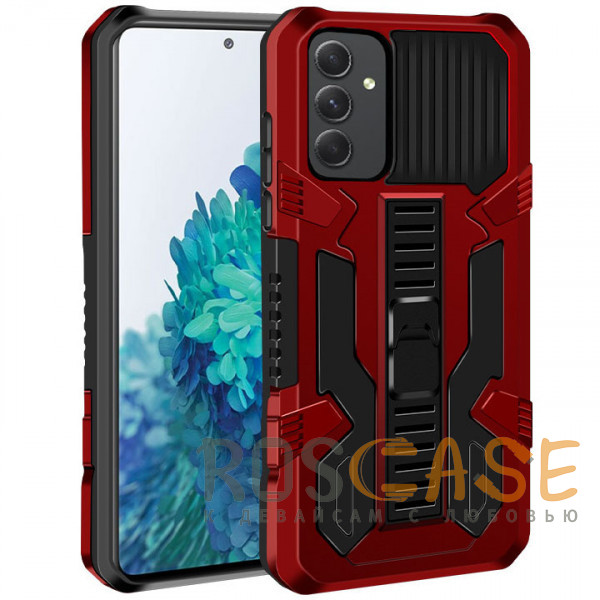 Фото Красный Ironhide | Противоударный чехол-подставка для Samsung Galaxy A34