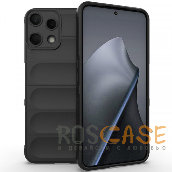 Фото Черный Flex Silicone | Противоударaный чехол для Nothing Phone 3a Lite с защитой камеры и микрофиброй