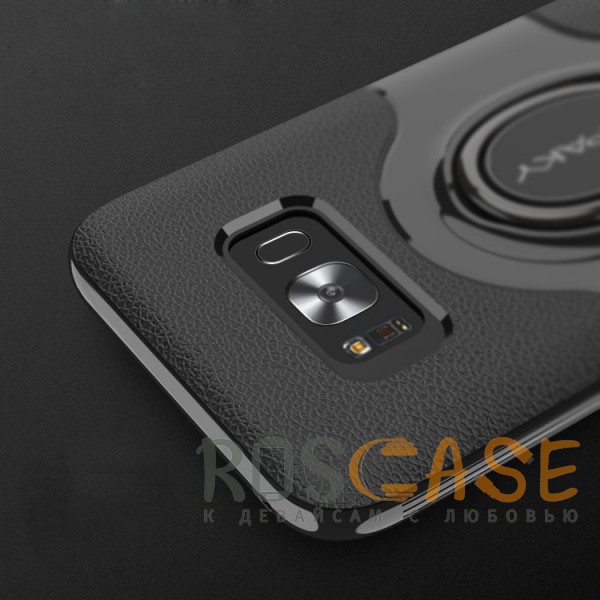 Изображение Черный iPaky Feather | Двухкомпонентный чехол для Samsung G950 Galaxy S8 с подставкой