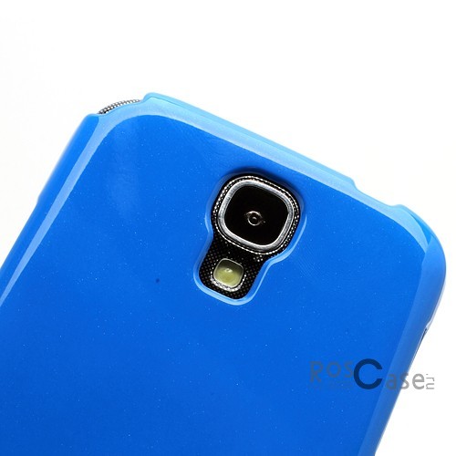 Изображение Синий Mercury Jelly Pearl Color | Яркий силиконовый чехол для для Samsung i9500 Galaxy S4