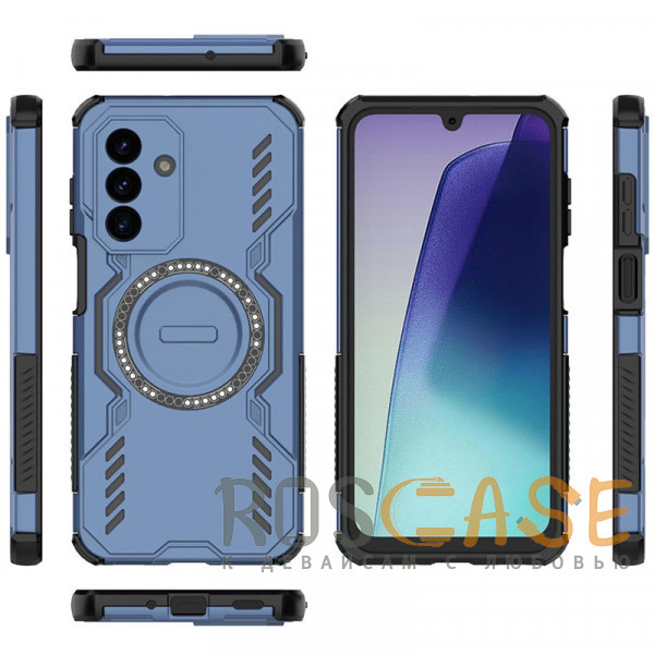 Фотография Синий Mirage MagSafe | Противоударный чехол с поддержкой MagSafe для Samsung Galaxy A17