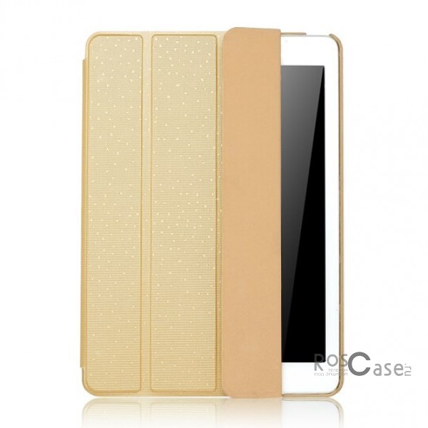 Фото Золотой Кожаный чехол-книжка Banpa с функцией подставки для Apple iPad Air