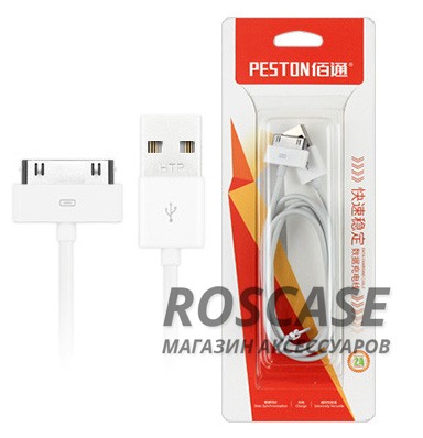 Фото Дата кабель Peston USB to 30-pin для Apple iPhone 4/4S (1m) 