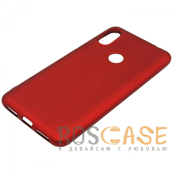 Фотография Красный J-Case THIN | Гибкий силиконовый чехол 0.5 мм для Xiaomi Redmi Note 6 Pro