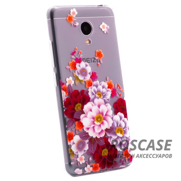 Изображение Flowers  Cute Print | Силиконовый чехол для Meizu M3 / M3 mini / M3s с оригинальным принтом