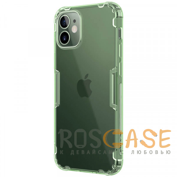 Фотография Зеленый Nillkin Nature | Прозрачный силиконовый чехол для iPhone 12 Mini