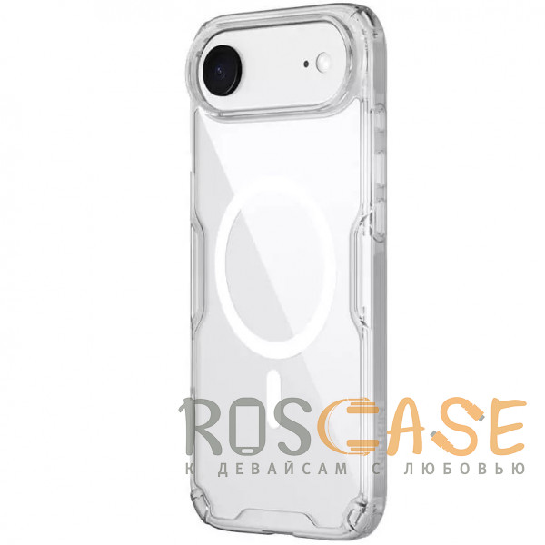 Фотография Прозрачный Nillkin Nature PRO Magnetic | Прозрачный силиконовый чехол для магнитной зарядки для iPhone 17 Air