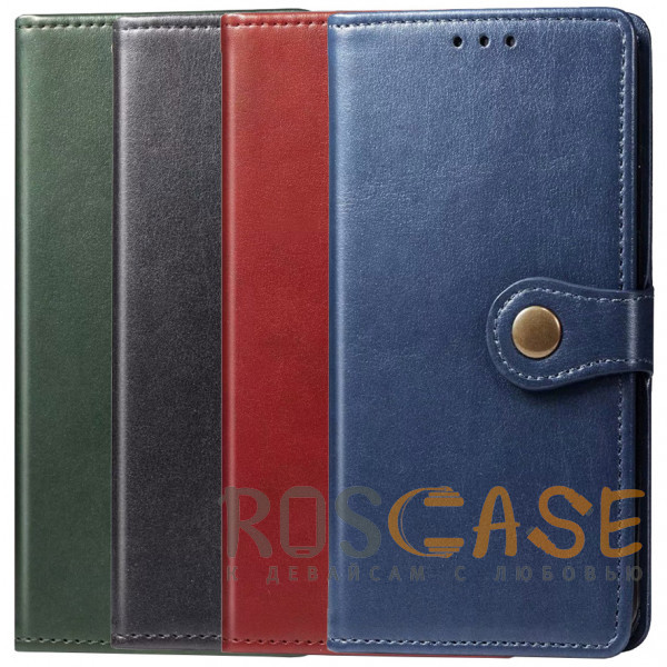 Фото Gallant | Глянцевый чехол книжка кошелек для Xiaomi Redmi Note 10 / 10S / Poco M5s с кнопкой