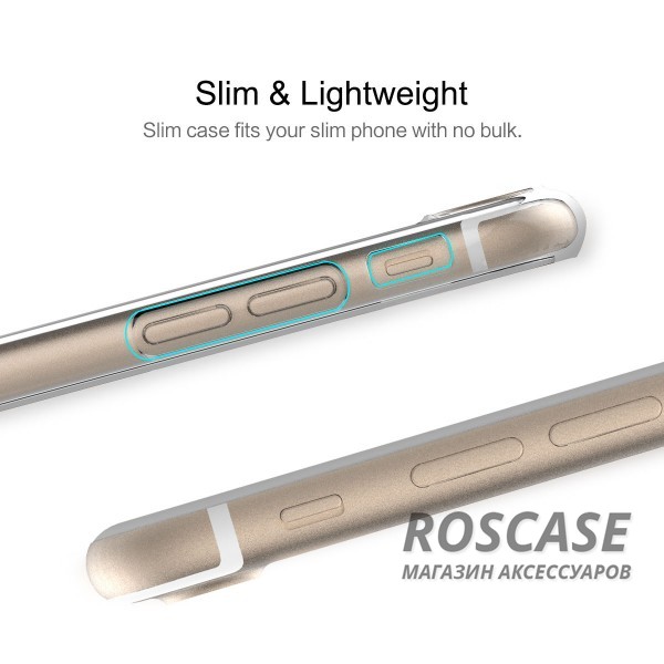 Фотография Прозрачный ROCK Slim Jacket | Силиконовый чехол для Apple iPhone 7 plus / 8 plus (5.5") с функцией подставки