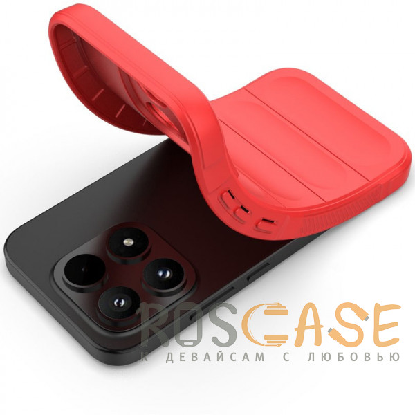 Фотография Красный Flex Silicone | Противоударный чехол для Xiaomi Mi 17 с защитой камеры и микрофиброй