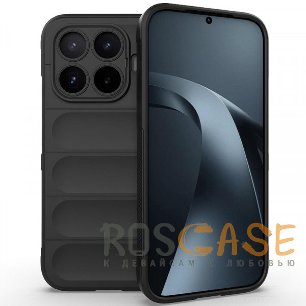 Фото Черный Flex Silicone | Противоударный чехол для Xiaomi Mi 17T с защитой камеры и микрофиброй