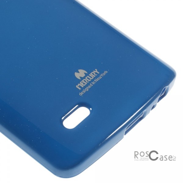 Фотография Синий Mercury Jelly Pearl Color | Яркий силиконовый чехол для для LG D855/D850/D856 Dual G3