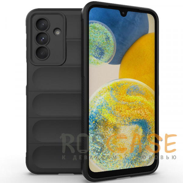Фото Черный Flex Silicone | Противоударный чехол для Samsung Galaxy A26 5G с защитой камеры и микрофиброй