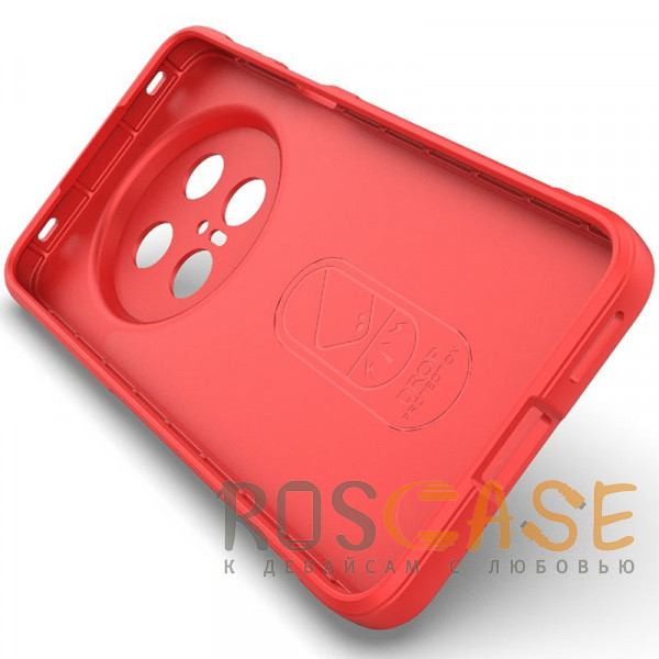 Изображение Красный Flex Silicone | Противоударный чехол для Huawei Mate 70 Pro / 70 Pro Plus с защитой камеры и микрофиброй