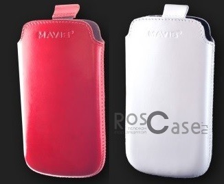 фото кожаный футляр Mavis Premium для Nokia Asha 501/Samsung S5660/S6102/LG E425/E435/HTC Desire C