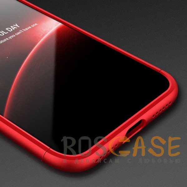 Фотография Красный GKK LikGus 360° | Двухсторонний чехол для iPhone X / XS с защитными вставками