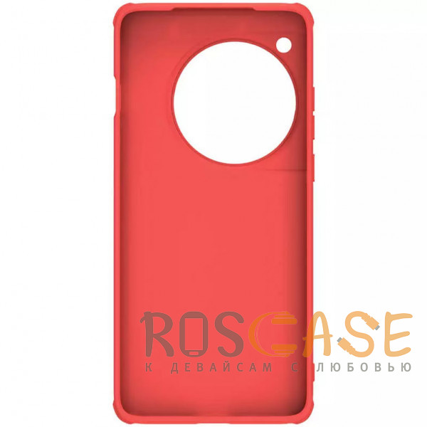 Фотография Красный Nillkin Super Frosted Shield Pro | Матовый чехол из пластика и ТПУ для OnePlus 12