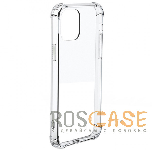 Фото Прозрачный Противоударный силиконовый чехол для iPhone 12 / 12 Pro с усиленными углами